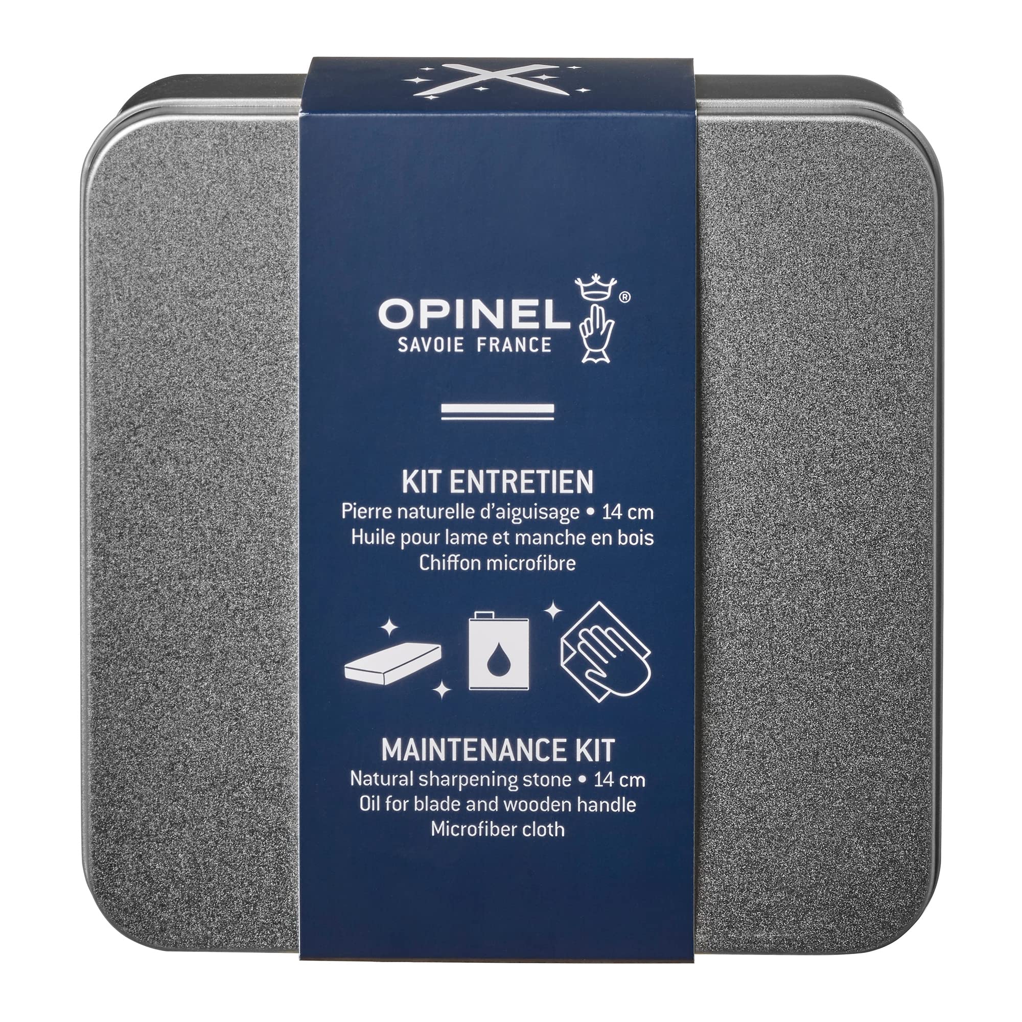 opinel-knife-maintenance-kit-sharpening-stone-maintenance-oil-microfiber-cloth-m image 1