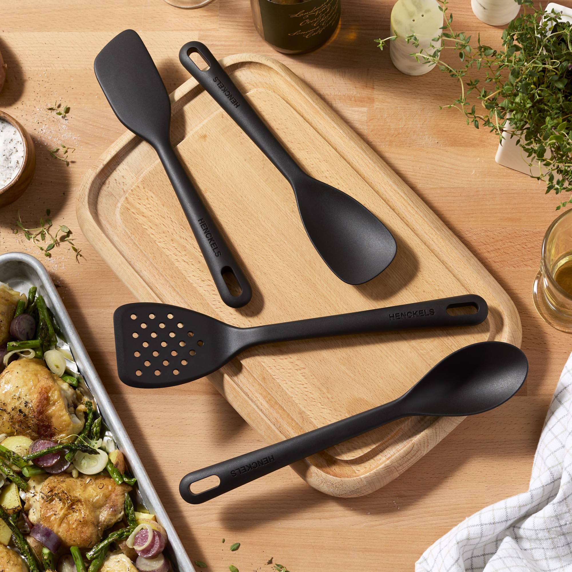 henckels-silicone-onyx-4-piece-chef-s-cooking-utensil-set-bpa-free-heat-resistan image 2