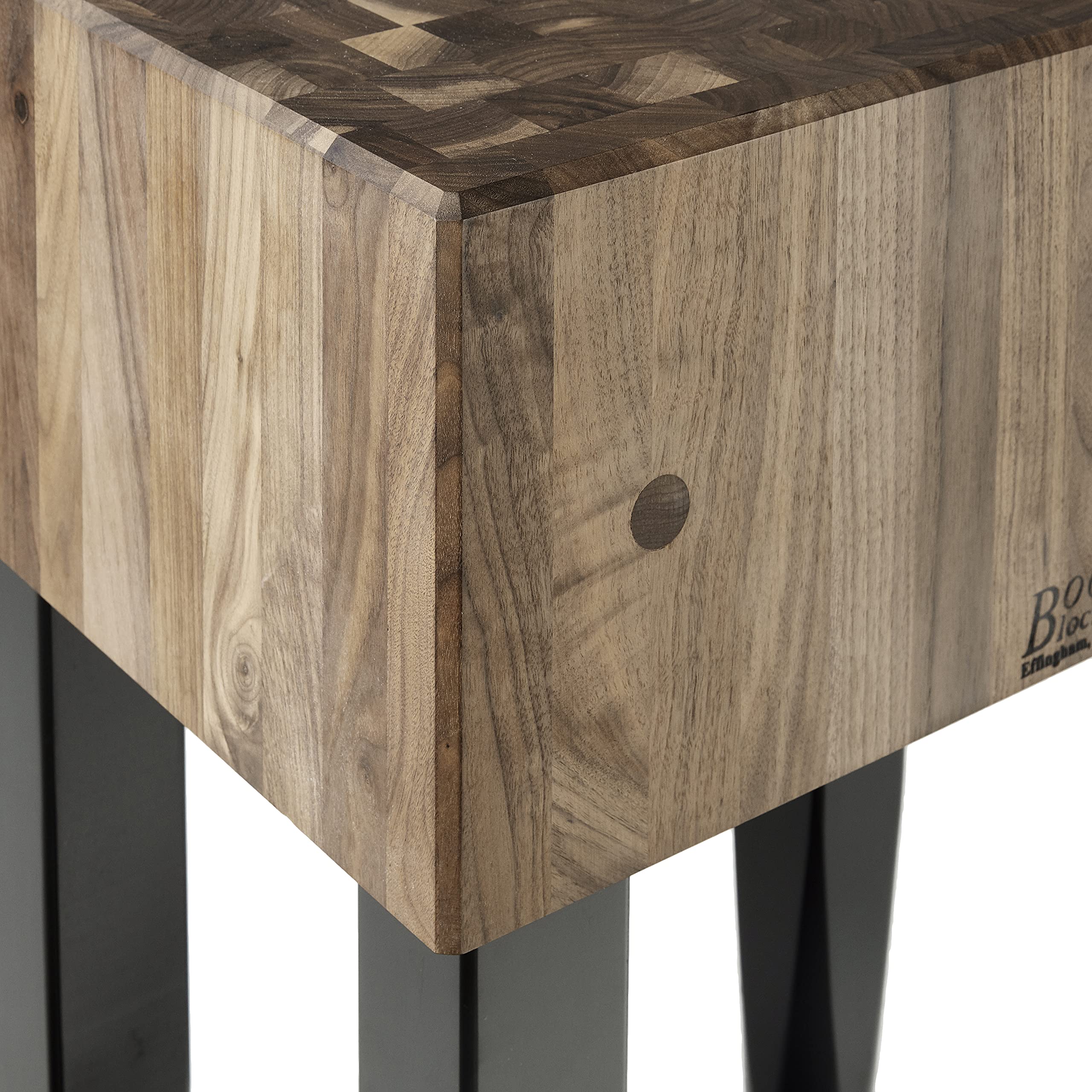john-boos-pca2-walnut-butcher-block-with-black-legs-24x18x10-end-grain-usa-made image 4