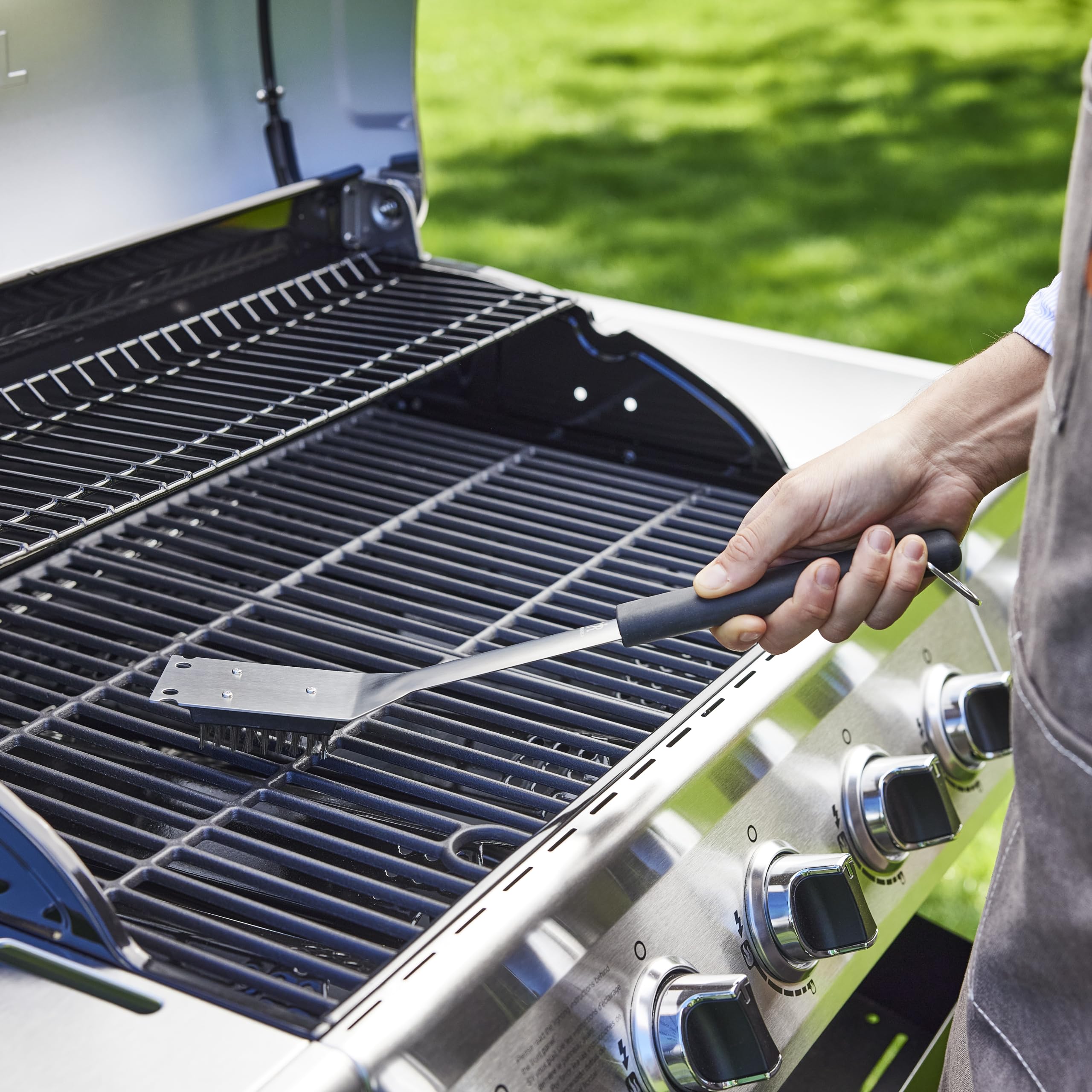 henckels-miyabi-bbq-stainless-steel-grill-brush image 3