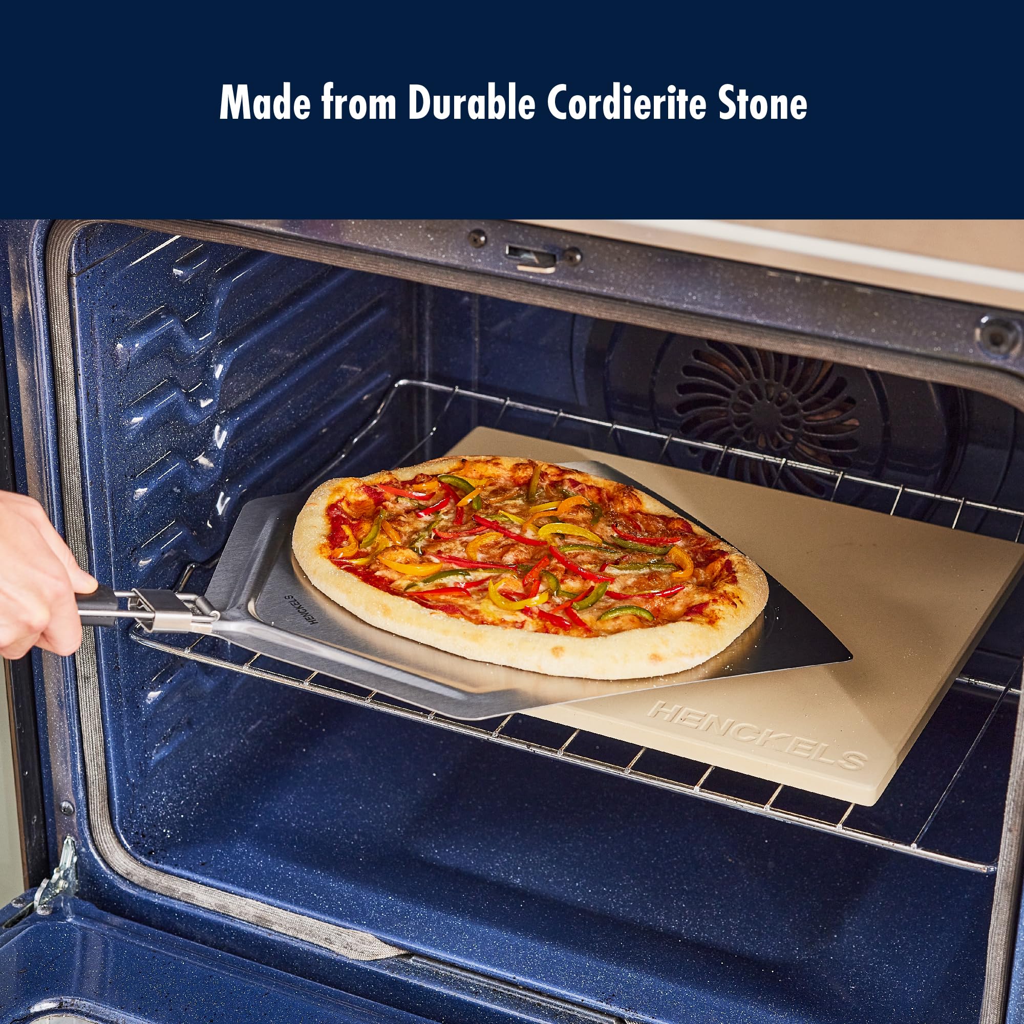henckels-bbq-pizza-stone-for-oven-and-grill-cordierite-baking-stone-for-crispy-c image 4