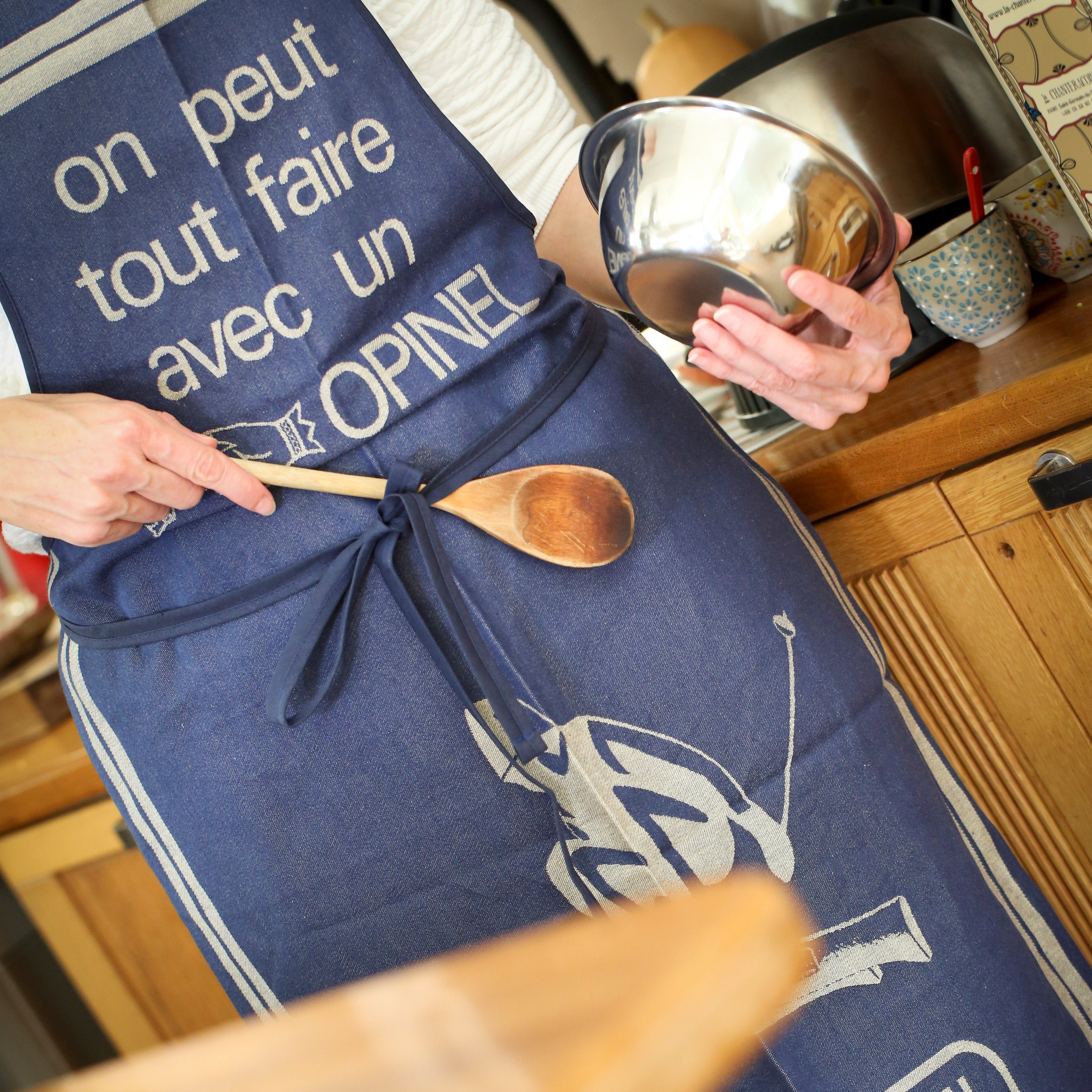 opinel-adult-apron-reversible-100-cotton-one-size-fits-all image 4