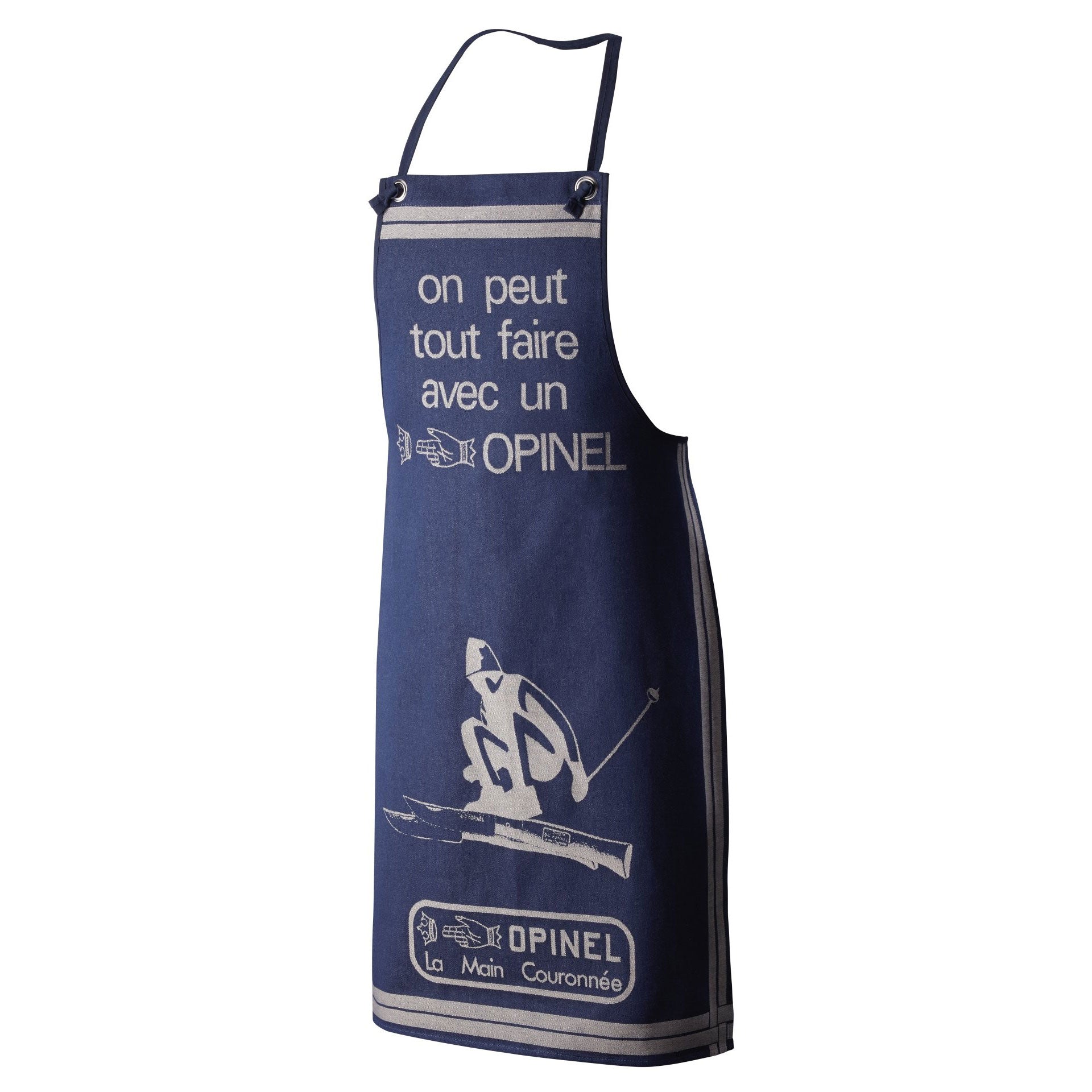 opinel-adult-apron-reversible-100-cotton-one-size-fits-all image 1