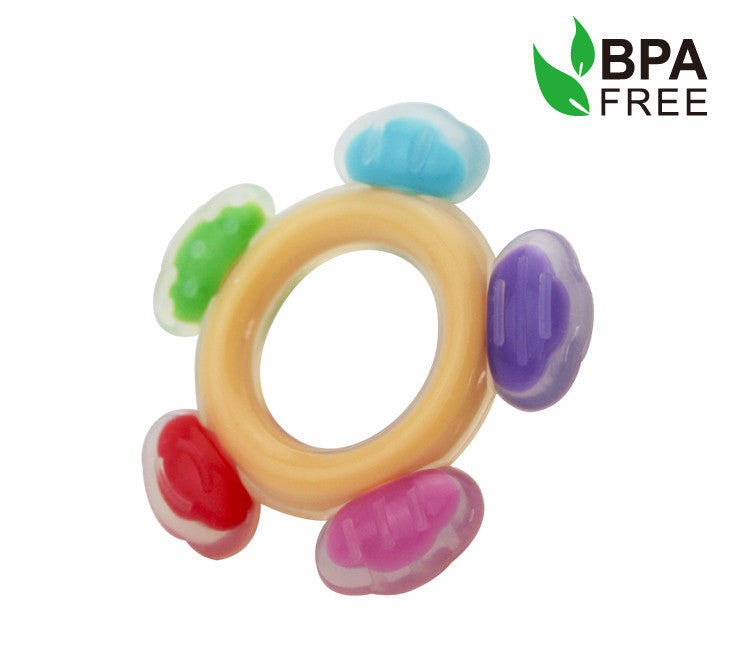 haakaa-silicone-ferris-wheel-teether-pack-of-4-100-food-grade-silicone-3m image 2