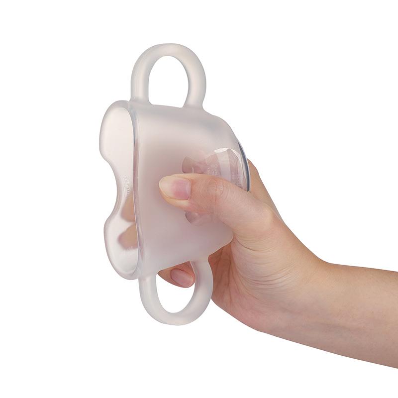 haakaa-silicone-baby-drinking-cup-easy-grip-drop-proof-open-cup-for-independent- image 6