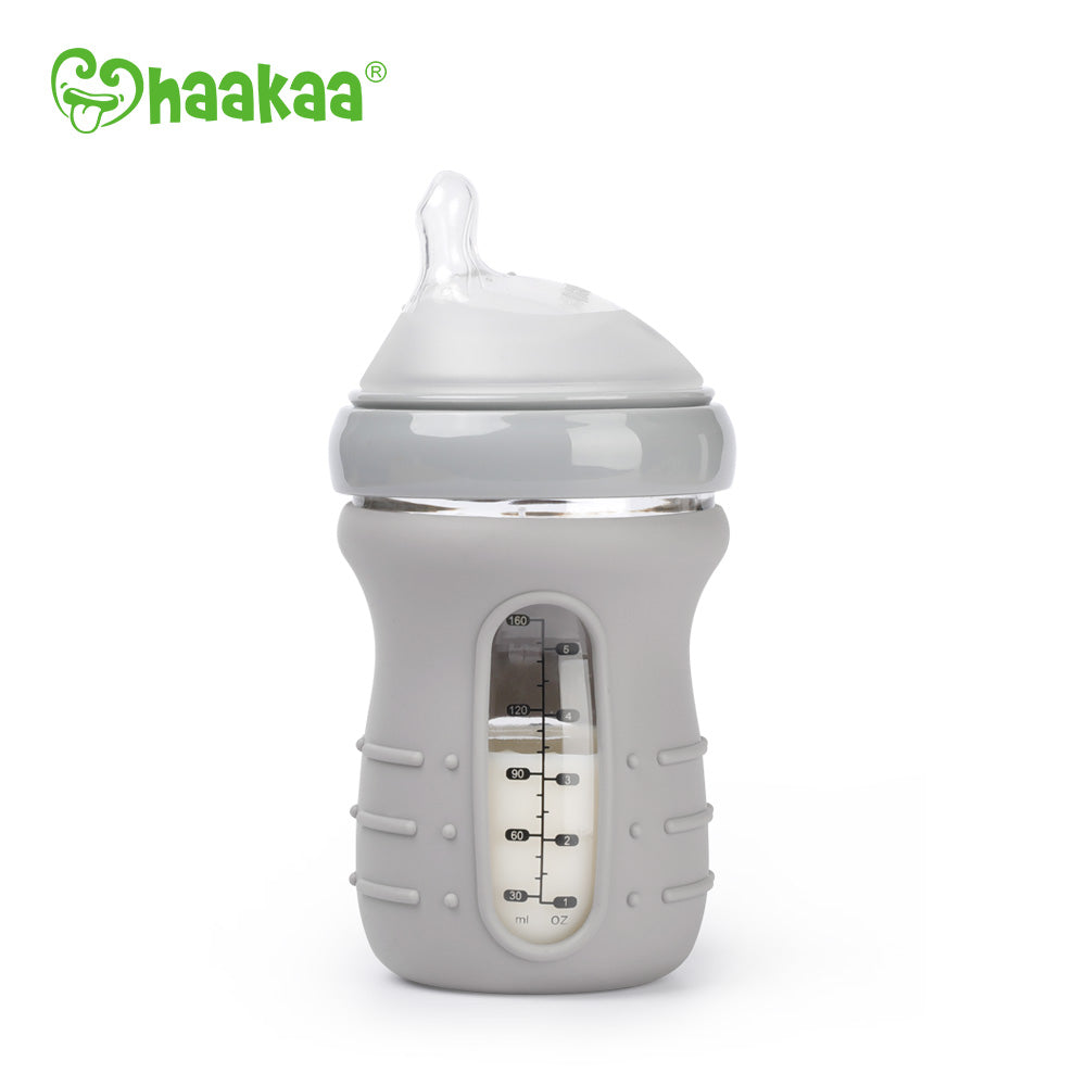haakaa-generation-3-silicone-glass-bottle-cover-pack-of-4-non-slip-protective-sl image 2