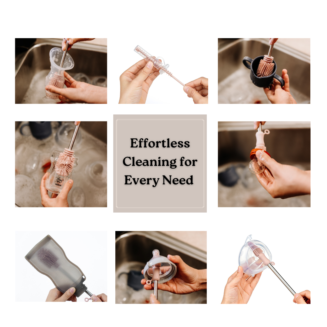 haakaa-double-ended-silicone-brush-multi-purpose-360-cleaning-brush-for-baby-bot image 3