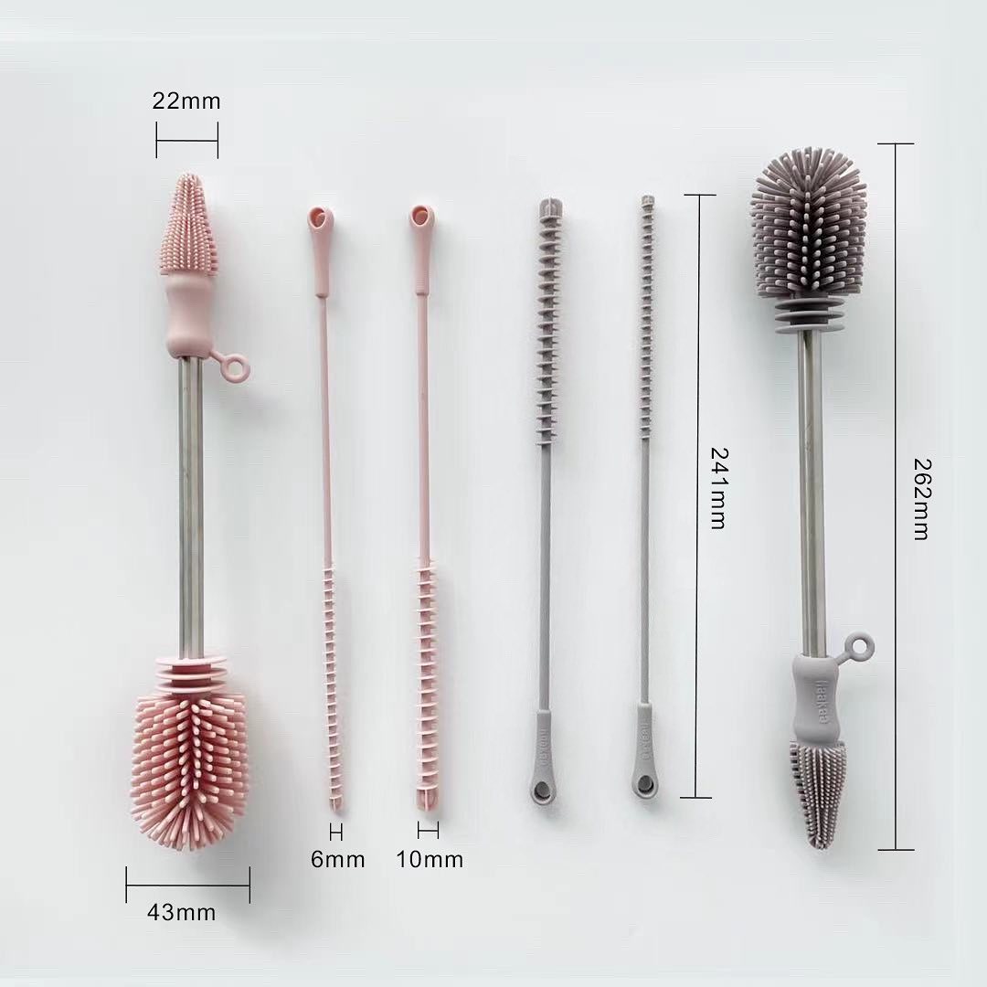 haakaa-double-ended-silicone-brush-multi-purpose-360-cleaning-brush-for-baby-bot image 8