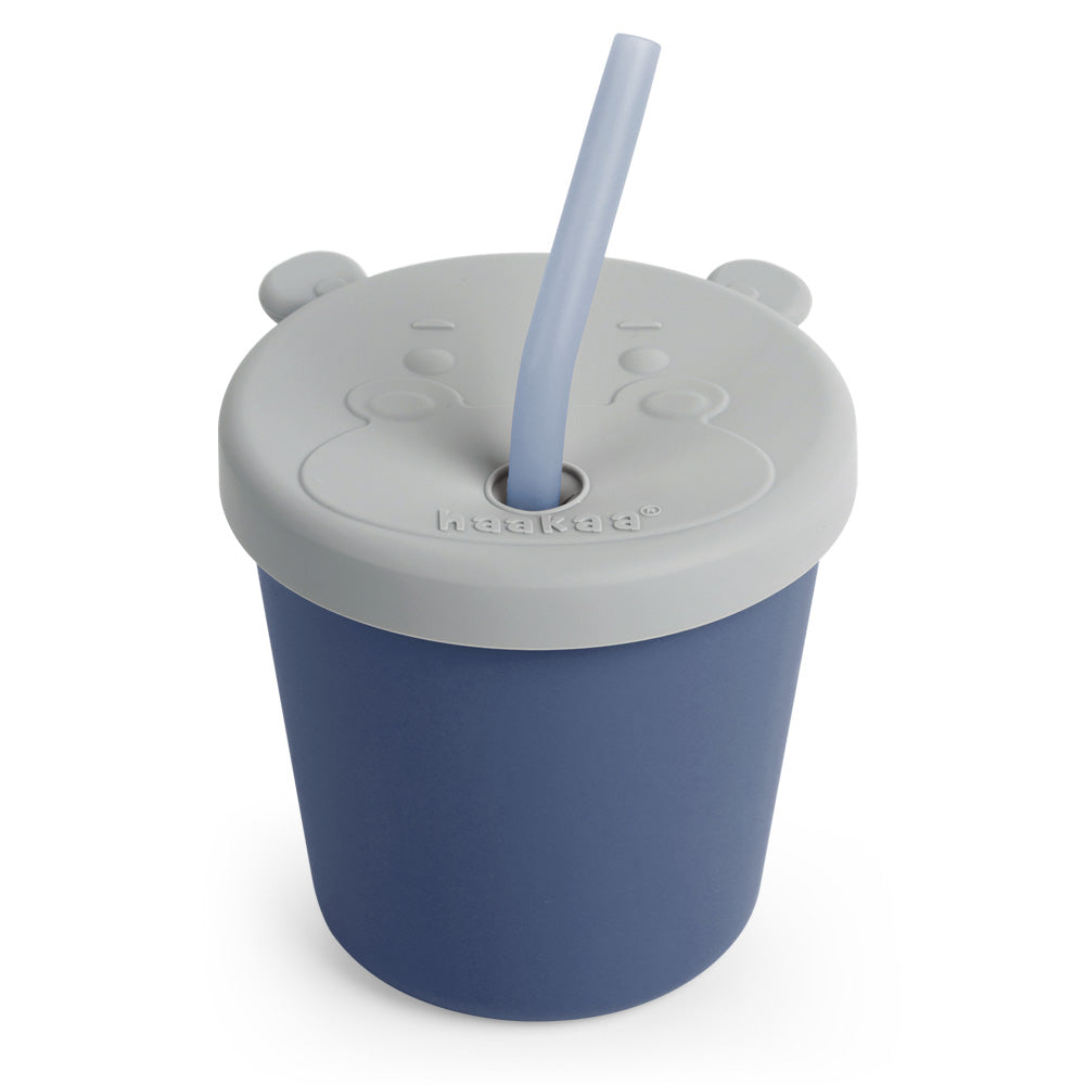 haakaa-jolly-hippo-silicone-sippy-cup-1-pk image 2