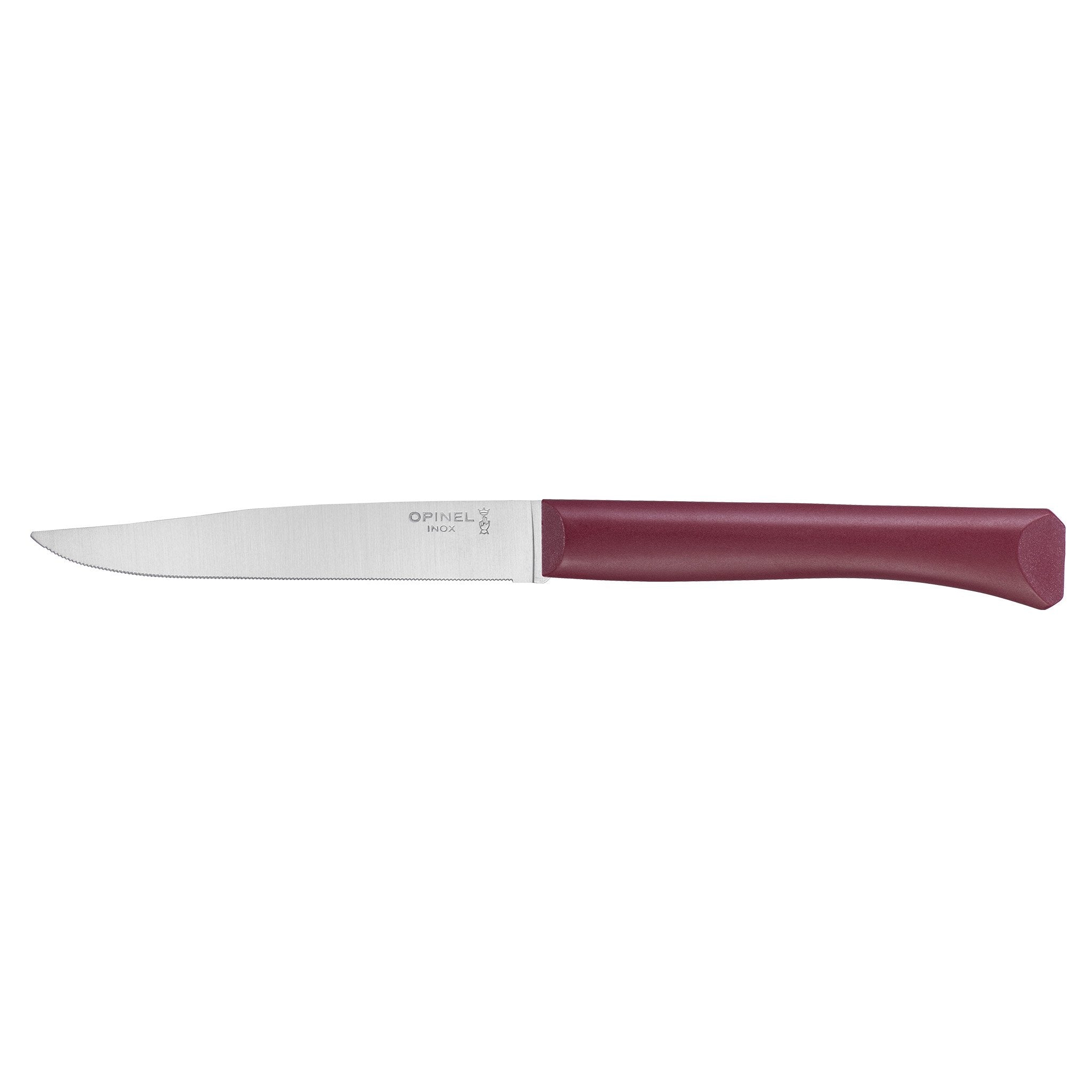 opinel-bon-app-tit-individual-steak-knife-red-dishwasher-safe image 3