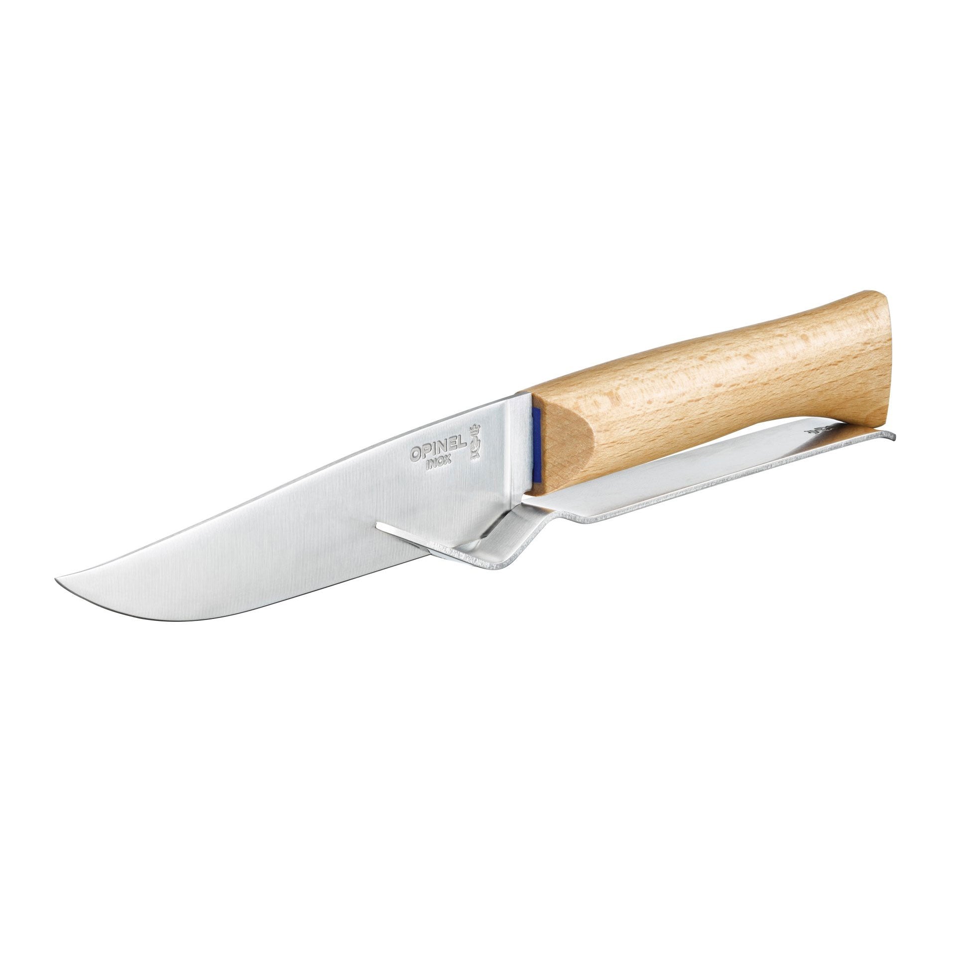 opinel-cheese-fork-and-knife-beech-wood-handle-stainless-steel-blade image 3