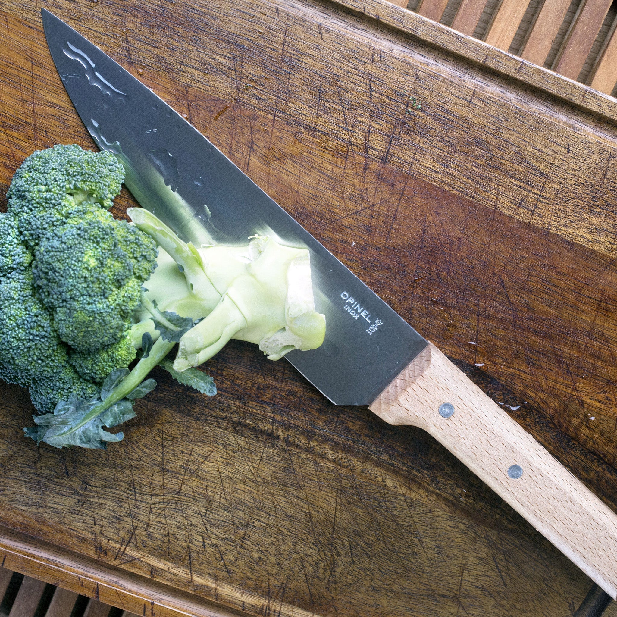 opinel-parall-le-8-chef-knife-with-beechwood-handle image 2