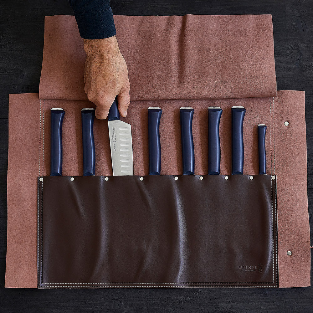 opinel-chef-knife-roll-bag-synthetic-leather image 5