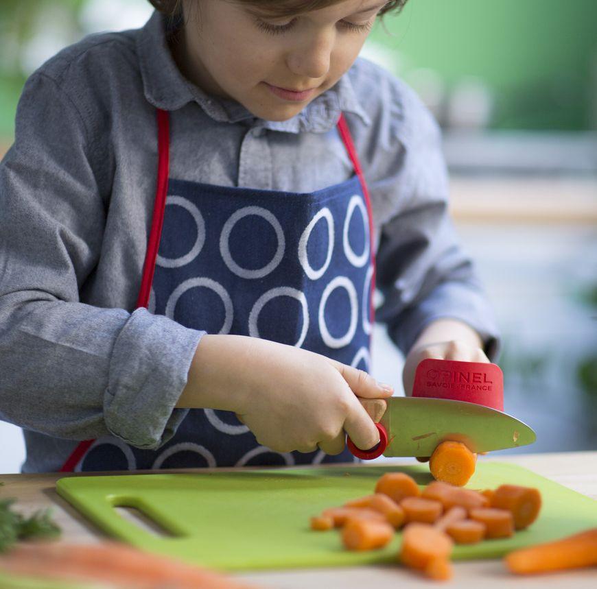 opinel-le-petit-chef-children-s-apron-100-cotton-made-in-france image 4
