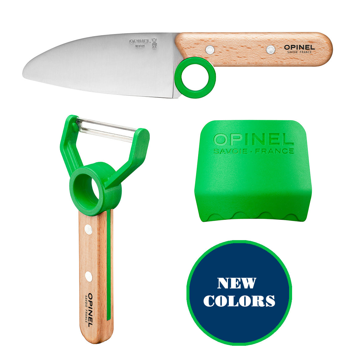 opinel-le-petit-chef-children-s-kitchen-knife-set-3-pieces-with-safety-rings-for image 3