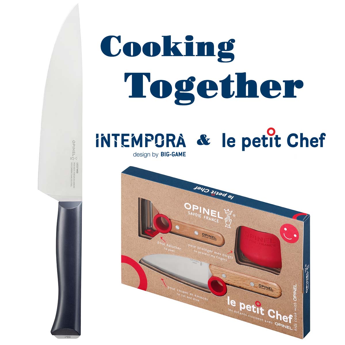 opinel-cooking-together-kit-le-petit-chef-set-adult-chef-knife image 2