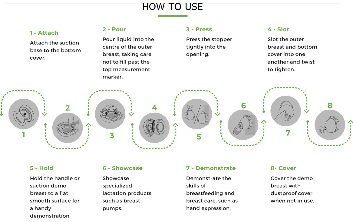 haakaa-silicone-lactation-demo-breast-1pk image 8