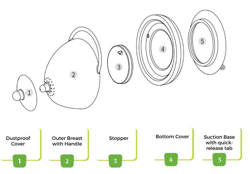 haakaa-silicone-lactation-demo-breast-1pk image 7