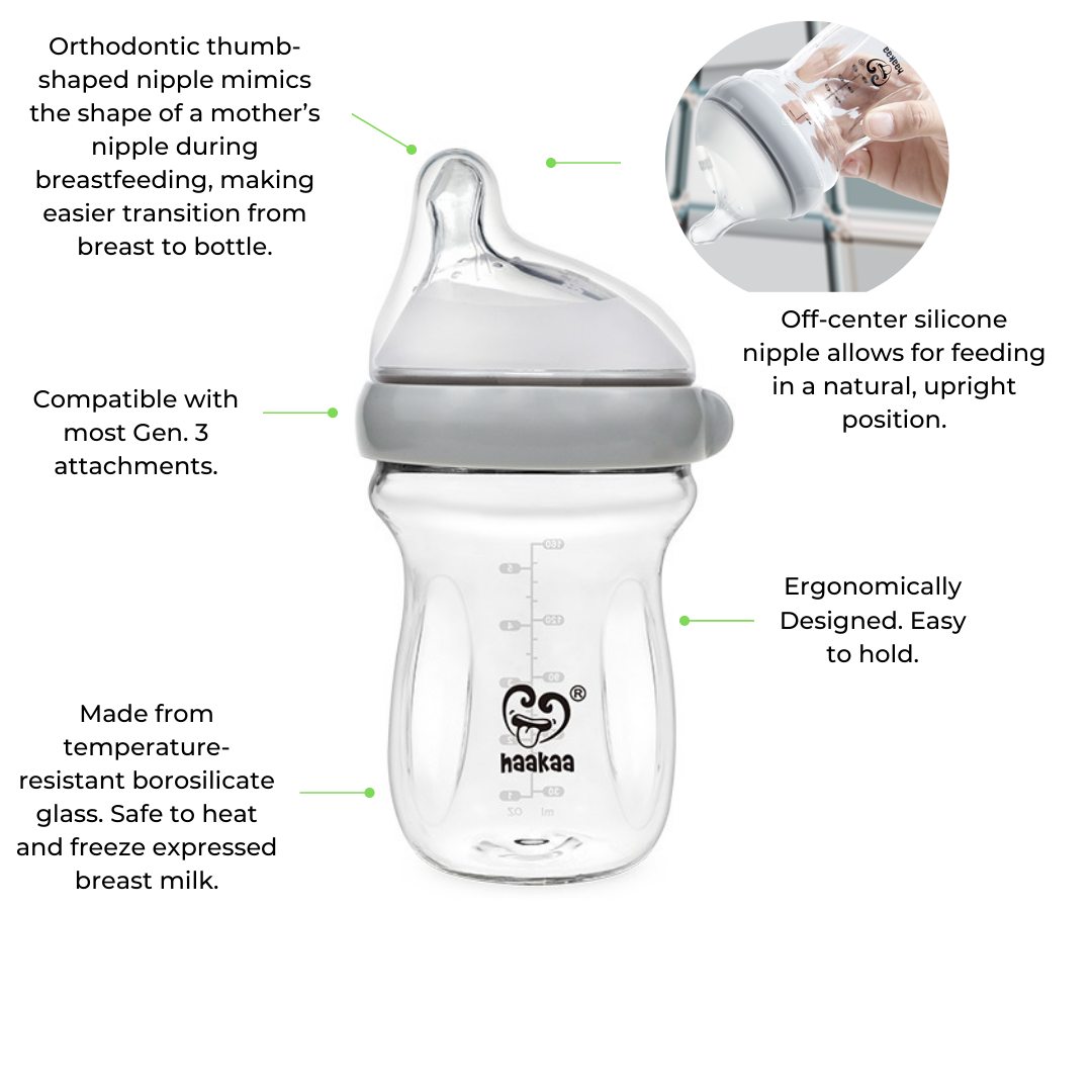 haakaa-generation-3-glass-baby-bottle-3-oz-90-ml-1-pk-pack-of-2 image 3