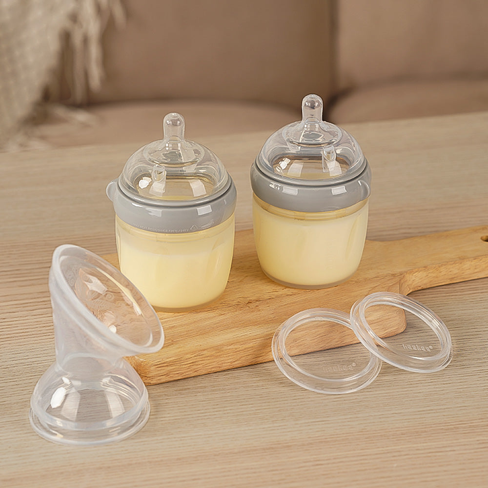 haakaa-gen-3-silicone-breast-pump-and-bottle-pack-160ml-6oz-5-in-1-feeding-syste image 7