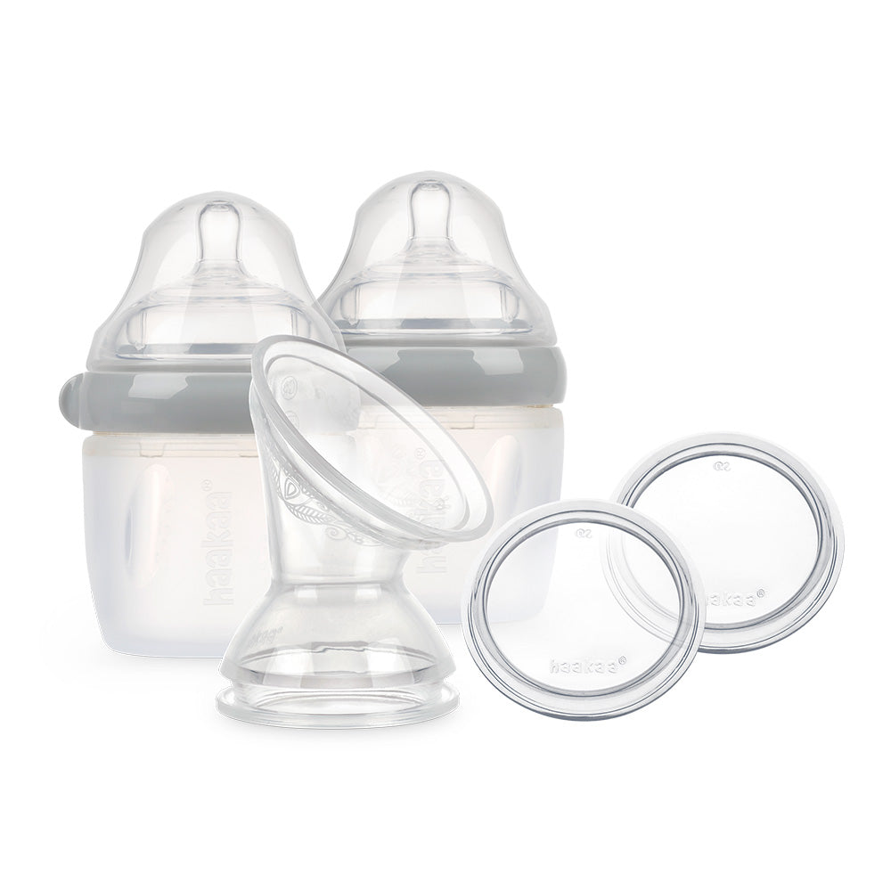 haakaa-gen-3-silicone-breast-pump-and-bottle-pack-160ml-6oz-5-in-1-feeding-syste image 4
