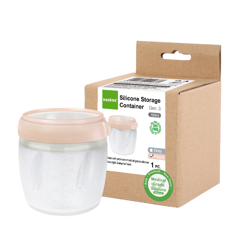 haakaa-gen-3-silicone-storage-container-6oz-160ml-with-airtight-twist-top-lid image 4