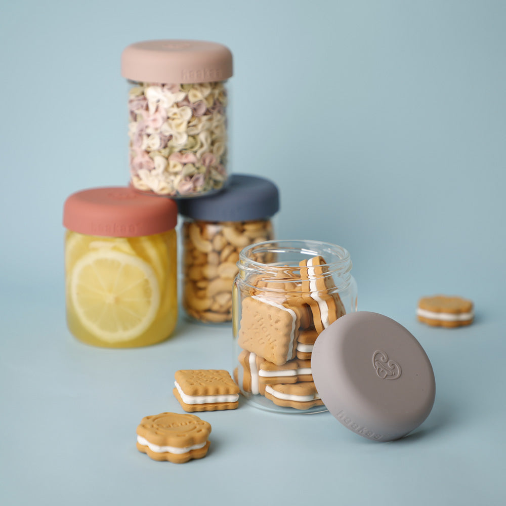 haakaa-sealed-glass-storage-jar-set-4-x-4oz-2-x-7oz image 4