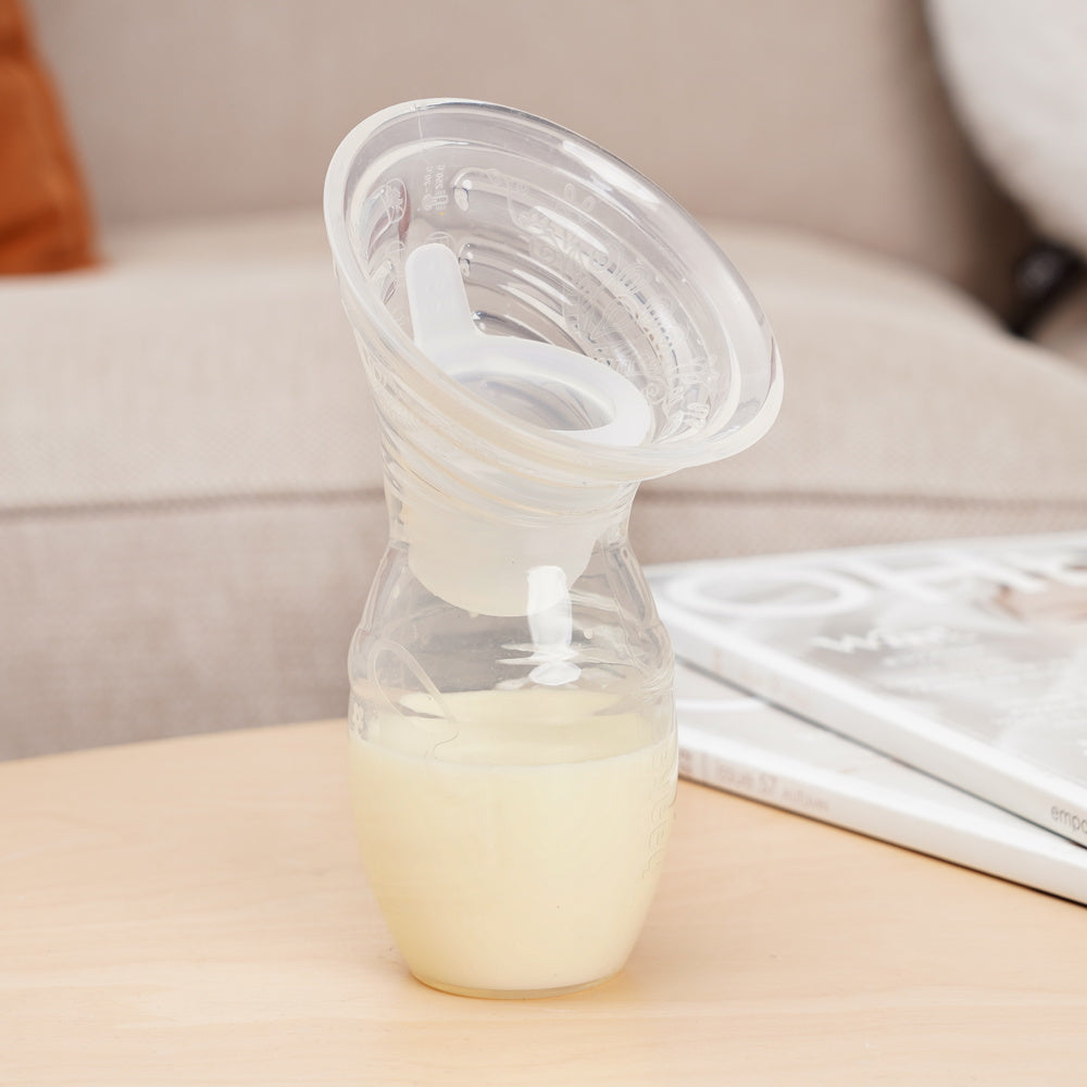 haakaa-gen-1-silicone-manual-breast-pump-with-spillguard-insert-4oz-100ml image 5