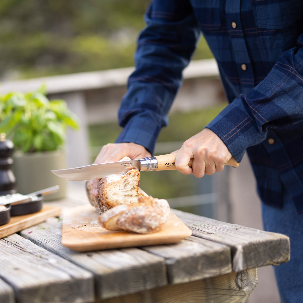 opinel-grilling-set-no-12b-folding-knife-spatula-and-tongs image 7