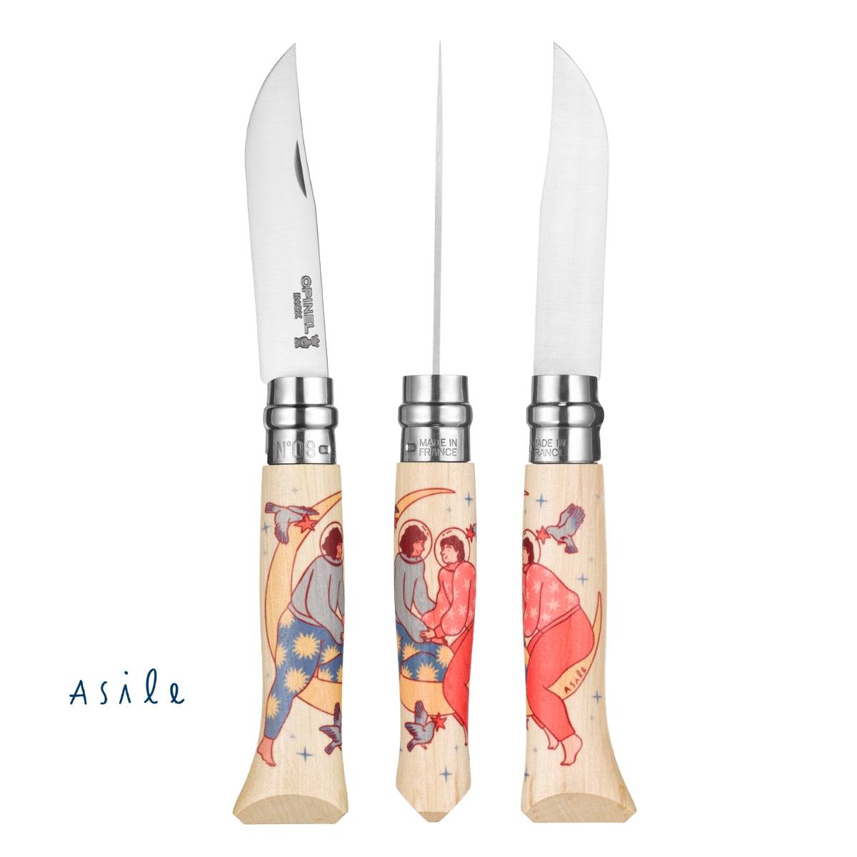 opinel-limited-edition-cosmos-no-08-folding-knife-artist-series image 4