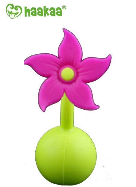 haakaa-gen-1-silicone-breast-pump-4-oz-with-flower-stopper-set image 7