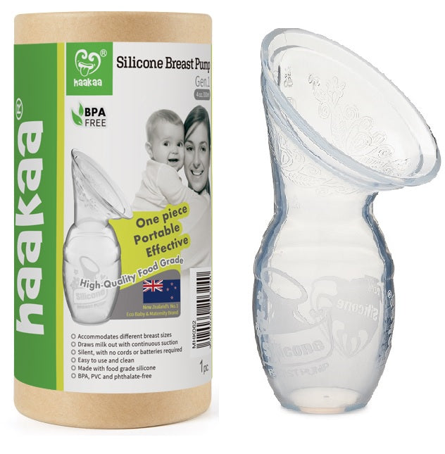 haakaa-generation-1-silicone-breast-pump-pack-of-6-manual-100-food-grade-silicon image 2
