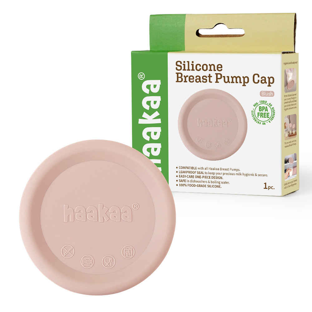 haakaa-silicone-breast-pump-lid-1-pk-blush-fits-all-haakaa-pumps image 4