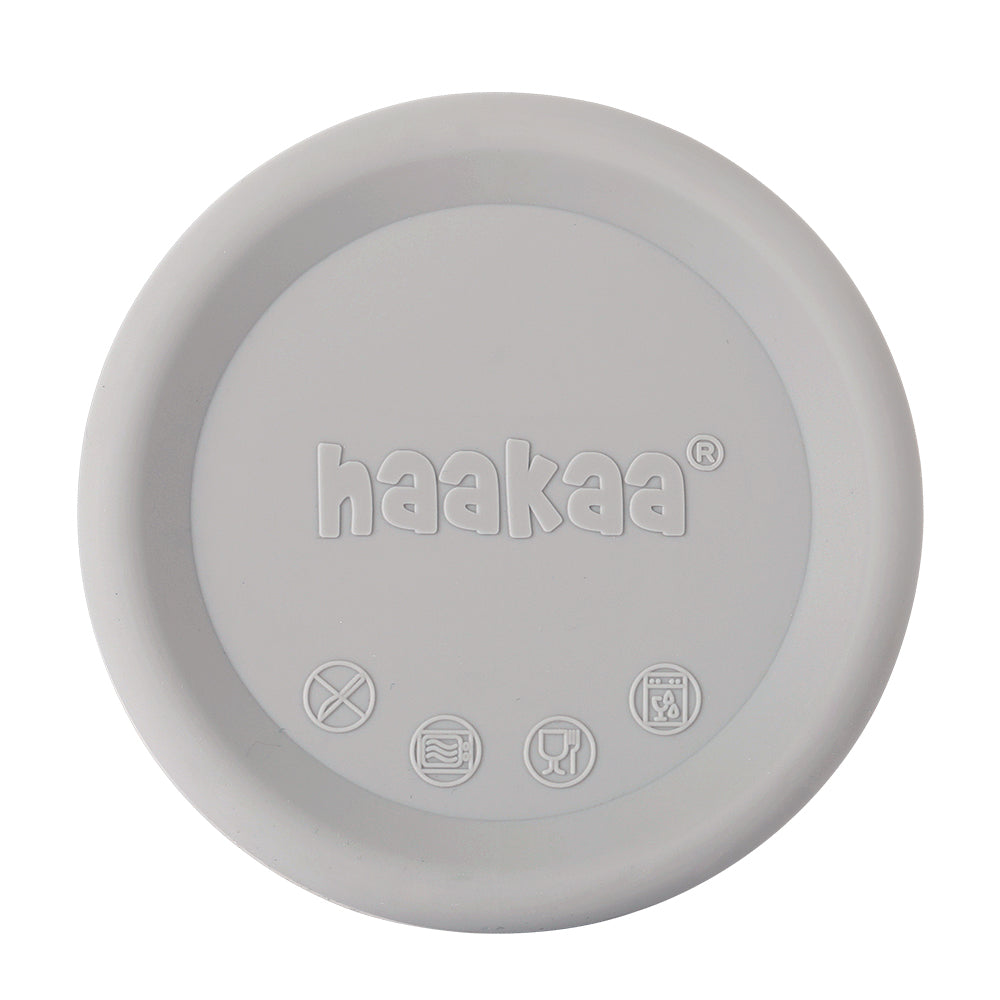 haakaa-silicone-breast-pump-lid-grey-original-brand-leak-proof-cover-for-all-haa image 1