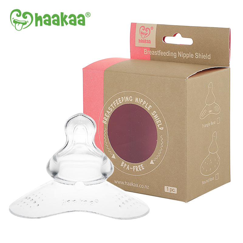 haakaa-silicone-breastfeeding-nipple-shield-with-orthodontic-nipple-pack-of-4 image 7