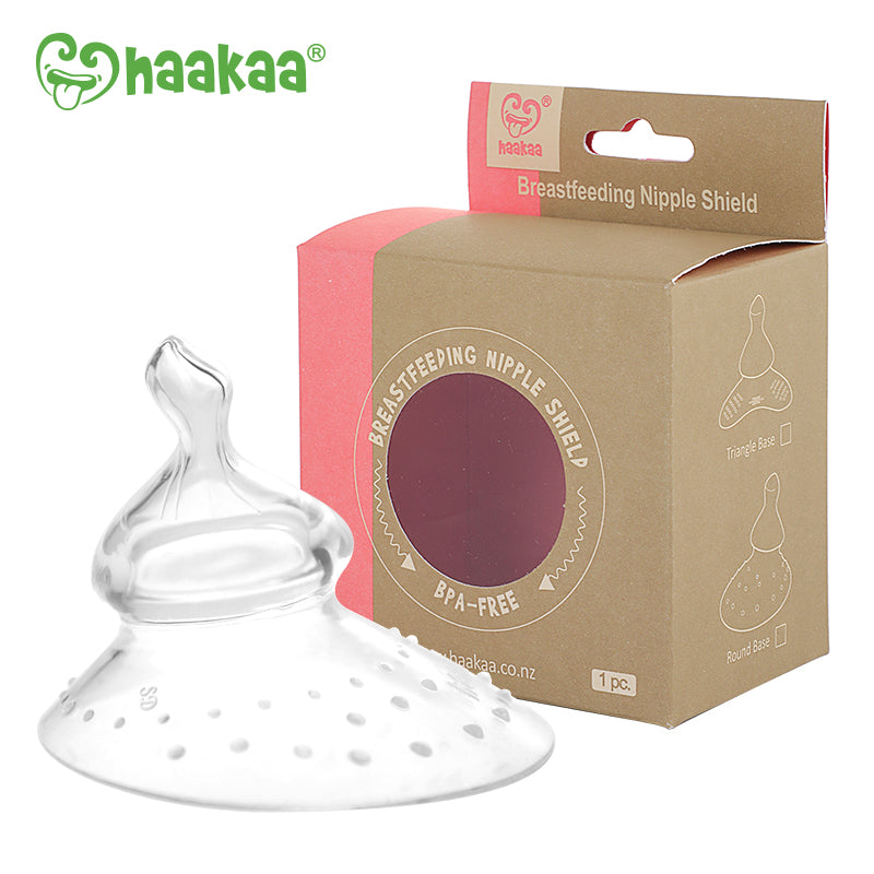 haakaa-silicone-breastfeeding-nipple-shield-with-orthodontic-nipple-pack-of-4 image 6