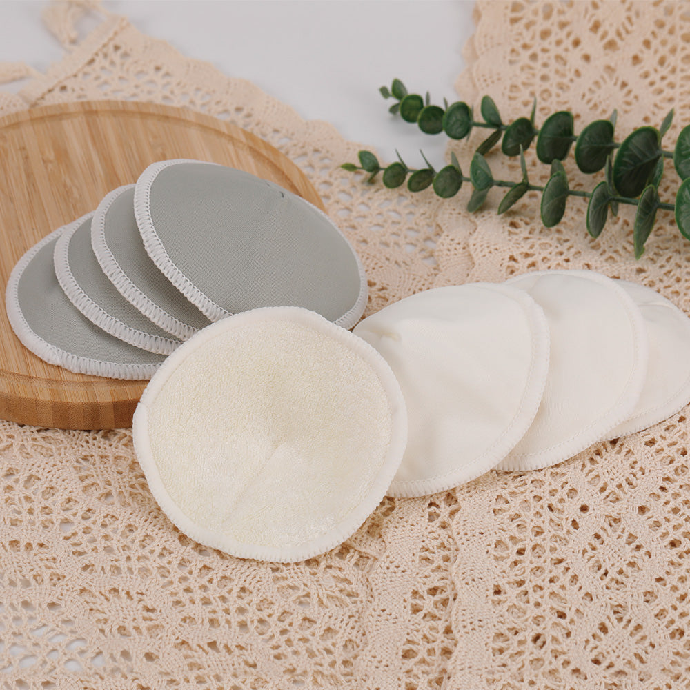 haakaa-all-day-reusable-nursing-pad-set-with-washing-bag-8-ct-pack-of-4-soft-bam image 2
