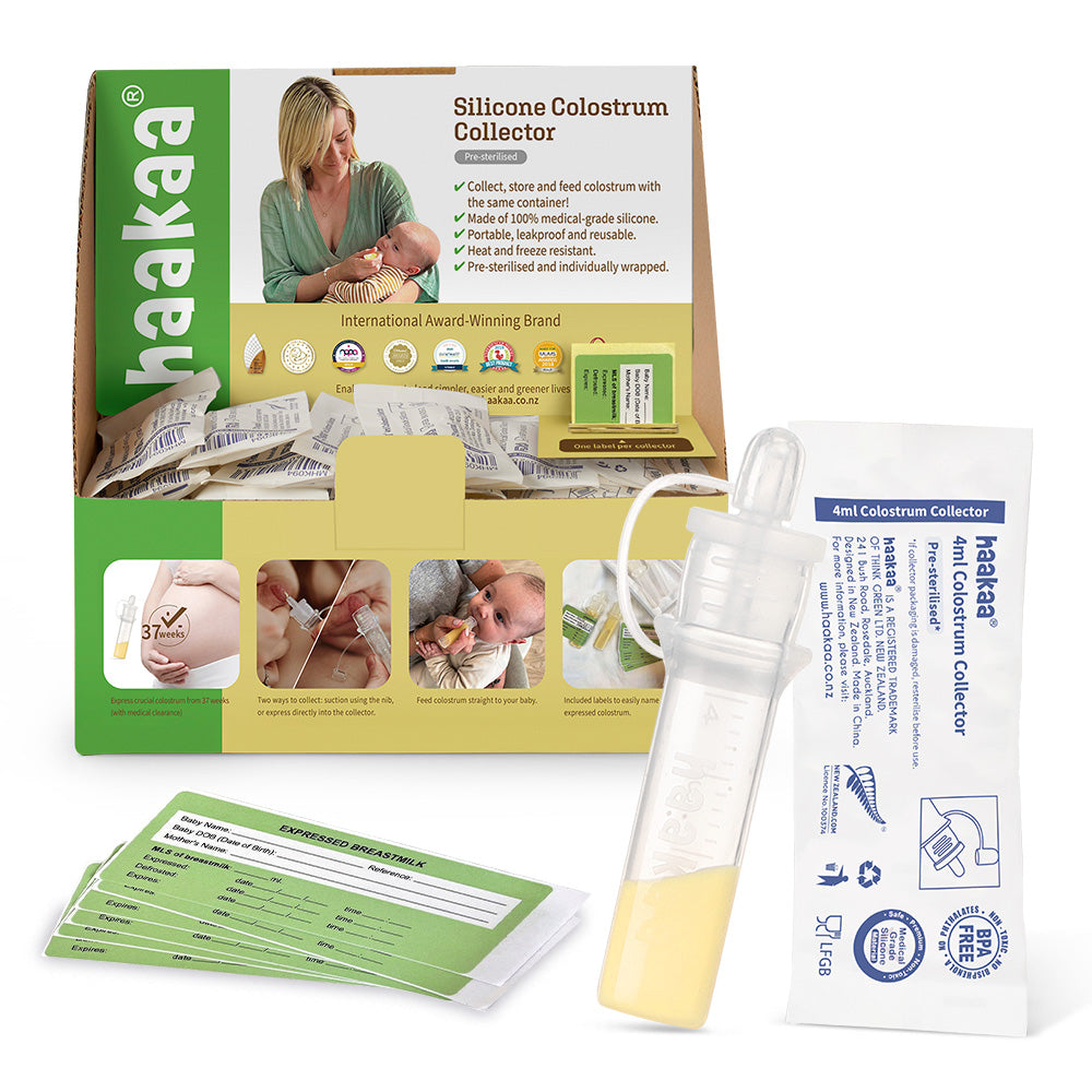 haakaa-silicone-colostrum-collector-4-ml-50-pack-pre-sterilized image 2