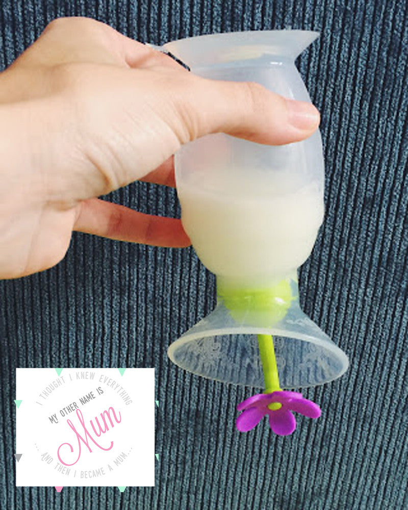 haakaa-gen-1-silicone-breast-pump-4-oz-with-flower-stopper-set image 2