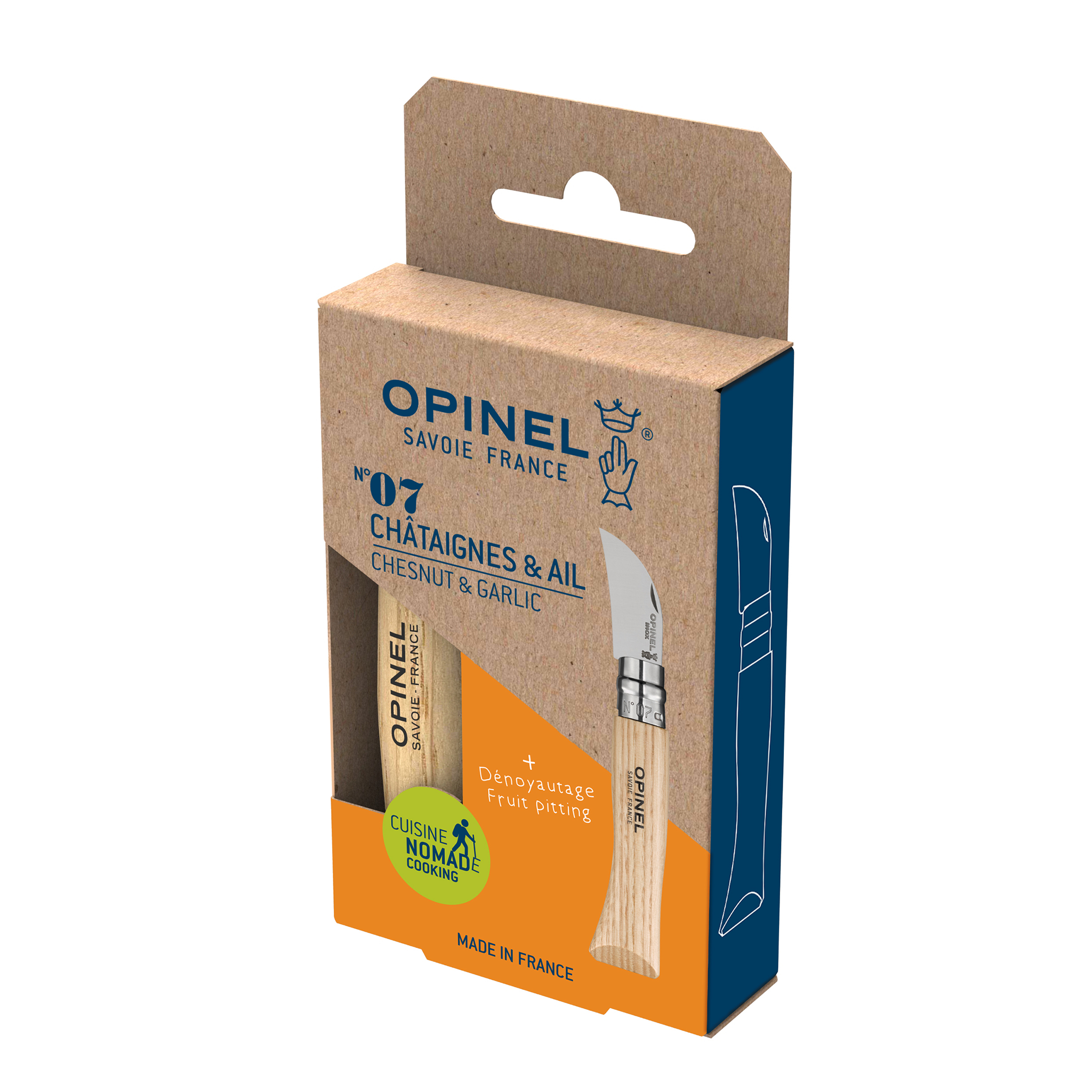 opinel-no-07-folding-scoring-knife-with-chestnut-wood-handle image 6
