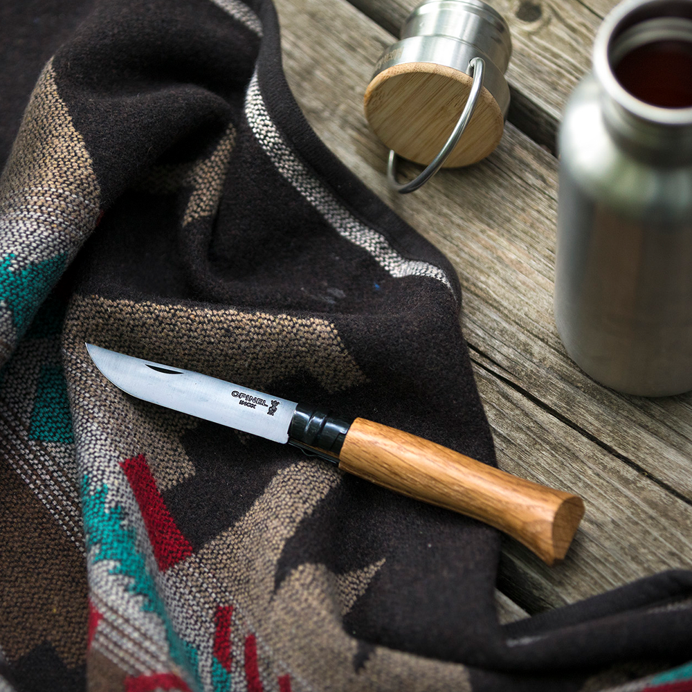 opinel-no-08-black-oak-folding-knife-anodized-matte-black-blade-virobloc-second- image 2