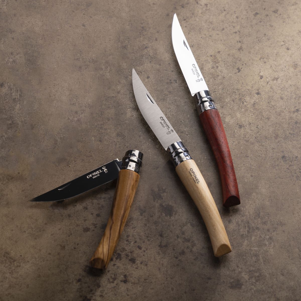 opinel-no-08-effil-stainless-steel-slim-folding-knife-wood-handle image 4