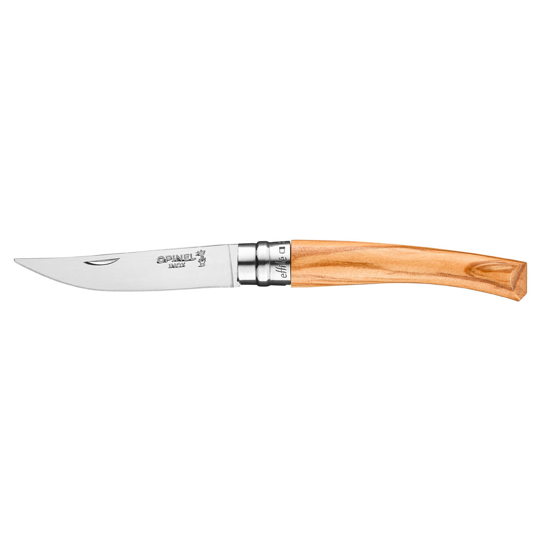 opinel-no-08-effil-stainless-steel-slim-folding-knife-wood-handle image 5