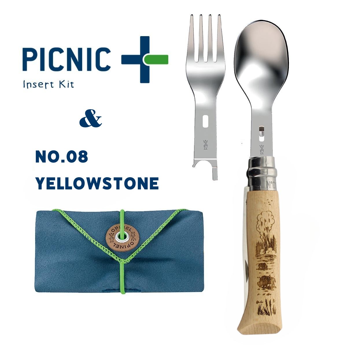 opinel-no-08-national-parks-picnic-set-with-fork-and-spoon-inserts image 3