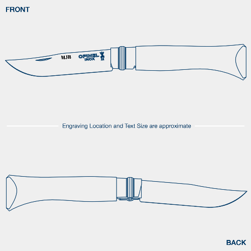 opinel-no-08-stainless-steel-folding-knife-with-sheath-classic-design image 1