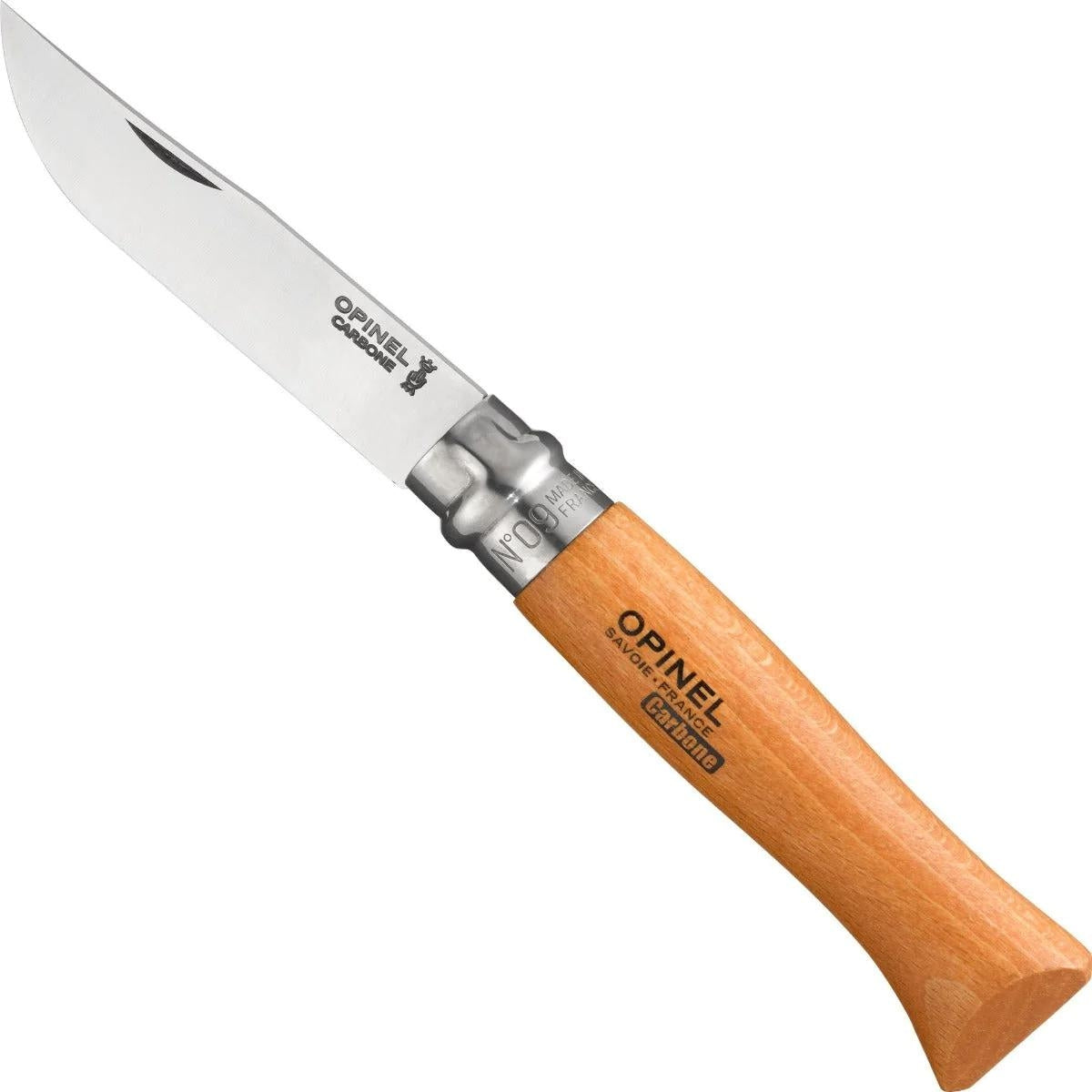 opinel-no-09-carbon-steel-folding-knife-engraved-gift-bundle-set-of-8 image 2