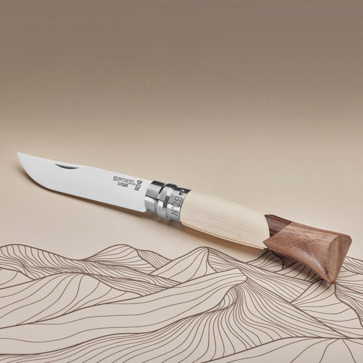opinel-no-09-cime-stainless-steel-folding-knife image 4