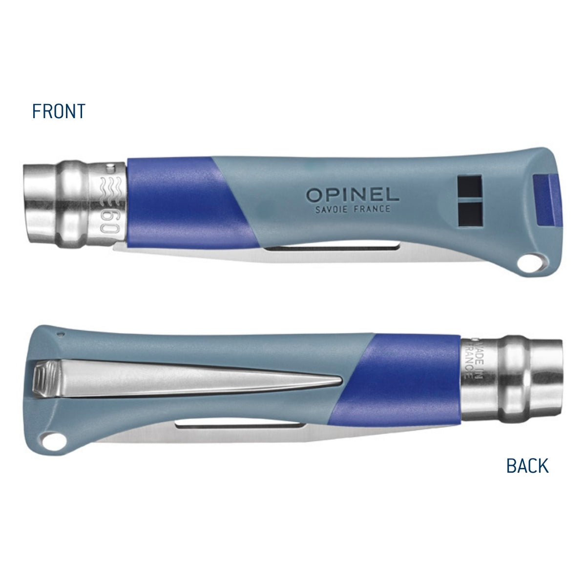 opinel-no-09-ocean-folding-knife-marine-grade-with-marlinspike-whistle image 8