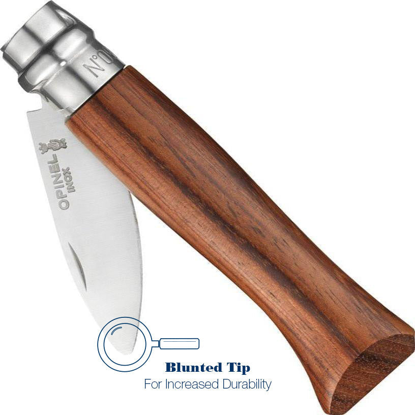 opinel-no-09-oyster-folding-knife-with-bubinga-handle image 2