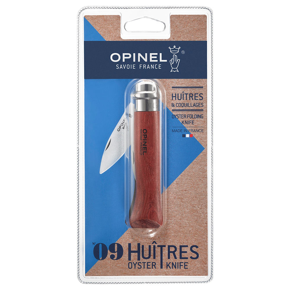 opinel-no-09-oyster-folding-knife-with-bubinga-handle image 3
